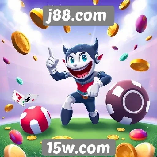 Variedade de jogos oferecidos por j88.com